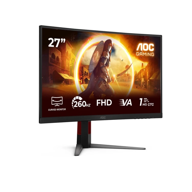 AOC G4 C27G4Z2 monitor komputerowy 68,6 cm (27") 1920 x 1080 px Full HD LCD Czarny, Czerwony
