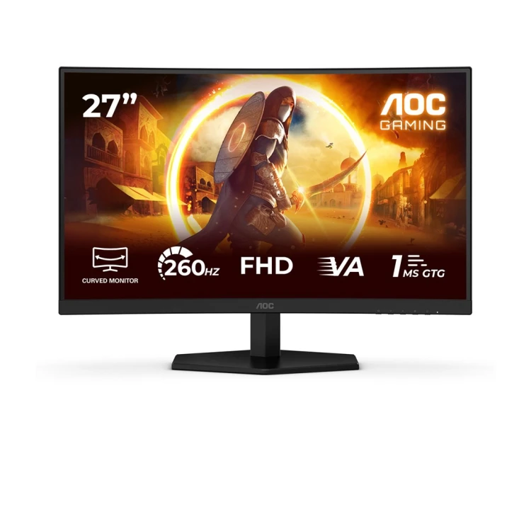 AOC C27G42ZEP monitor komputerowy 68,6 cm (27") 1920 x 1080 px Full HD LCD Czarny, Czerwony