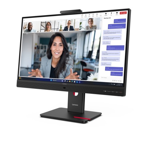 Lenovo ThinkVision T24-4v monitor komputerowy 60,5 cm (23.8") 1920 x 1080 px Full HD LCD Czarny
