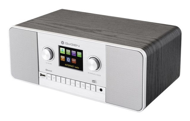 GoGen IR 257 BTDAB Internet Cyfrowy Srebrny