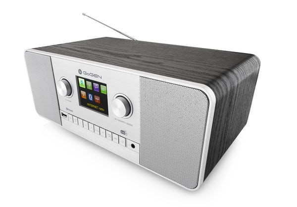 GoGen IR 257 BTDAB Internet Cyfrowy Srebrny
