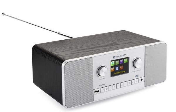 GoGen IR 257 BTDAB Internet Cyfrowy Srebrny