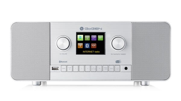 GoGen IR 257 BTDAB Internet Cyfrowy Srebrny