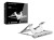 Conceptronic DONN35S stojak na laptop Podstawka na notebooka Srebrny