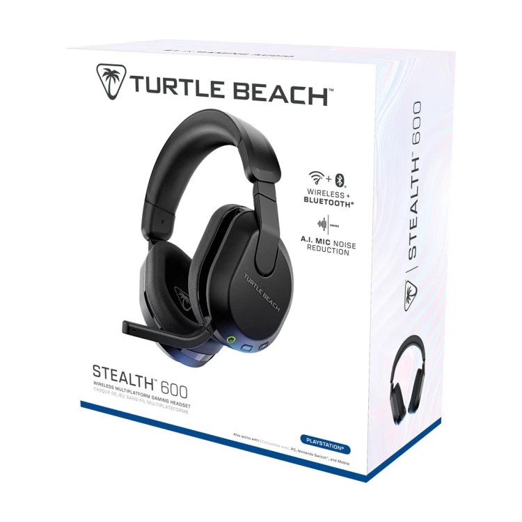 Turtle Beach Stealth 600 Gen 3 Zestaw słuchawkowy Bezprzewodowy Opaska na głowę Gaming Bluetooth Czarny