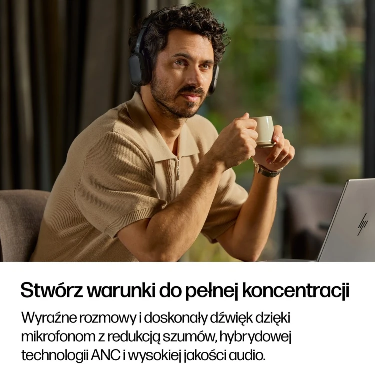 HP Poly Składany stereofoniczny zestaw słuchawkowy Bluetooth Focus 625 Fold
