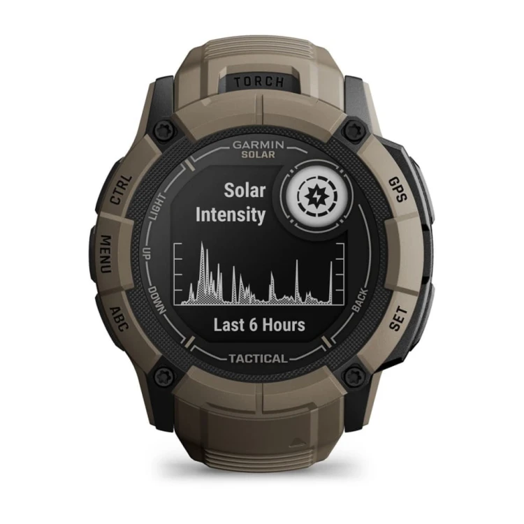 Garmin Instinct 2X Solar Tactical Edition 2,79 cm (1.1") MIP 50 mm Cyfrowy 176 x 176 px Ekran dotykowy Zielony GPS