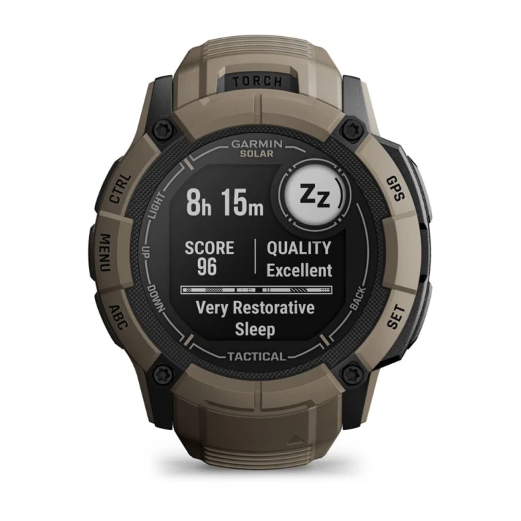 Garmin Instinct 2X Solar Tactical Edition 2,79 cm (1.1") MIP 50 mm Cyfrowy 176 x 176 px Ekran dotykowy Zielony GPS