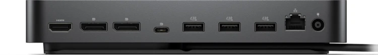 DELL WD25 Przewodowa USB 3.2 Gen 2 (3.1 Gen 2) Type-C Czarny