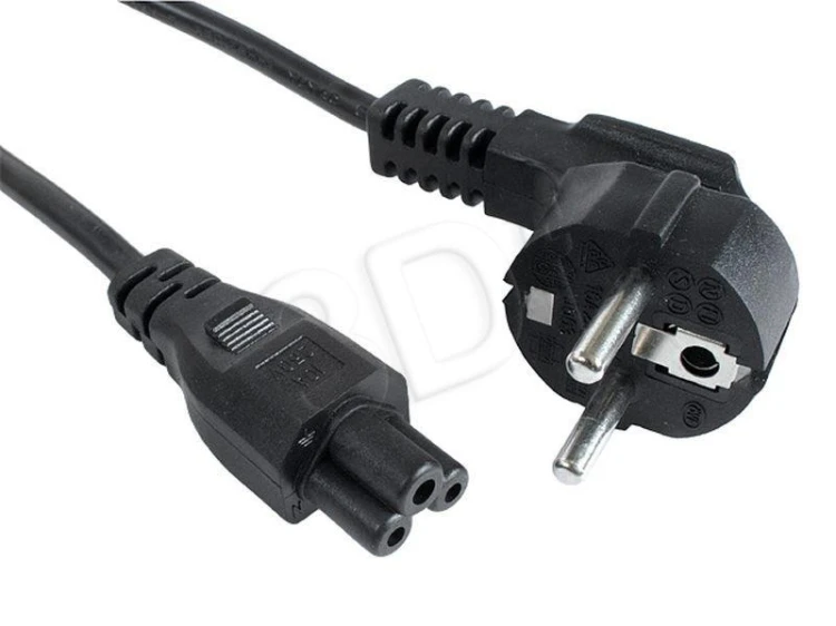 GEMBIRD KABEL ZASILAJĄCY DO NOTEBOOKA KONICZYNKA CEE 7/7 -> C5 (3 PIN) VDE 3M, CZARNY
