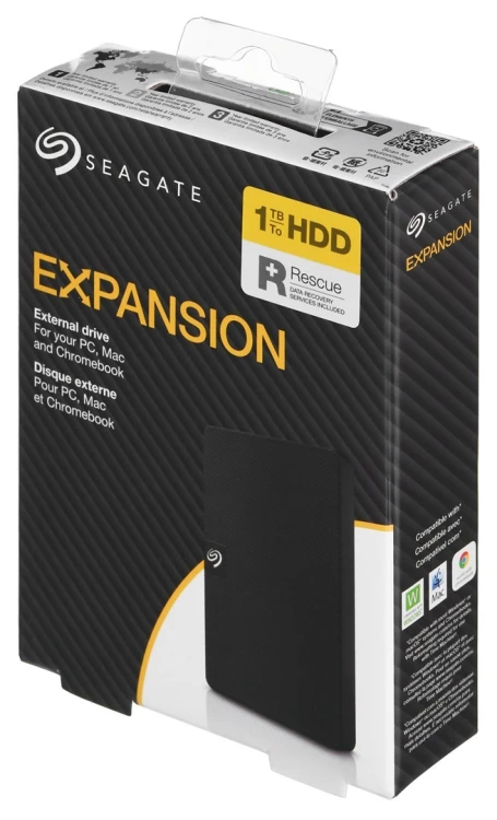 Dysk zewnętrzny HDD SEAGATE Expansion Portable 1TB 2.5" USB 3.2 Gen 1 Black (STKM1000400)