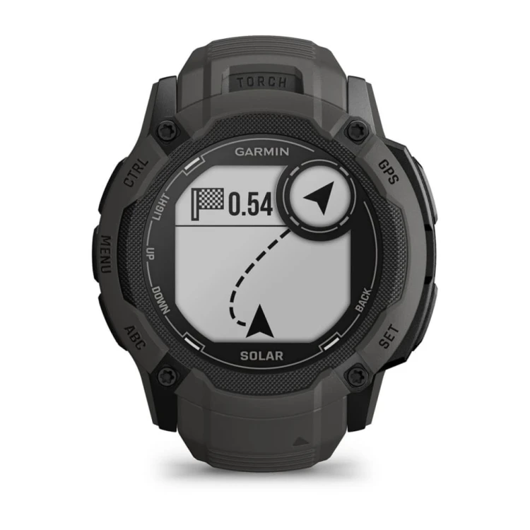 Zegarek sportowy Garmin Instinct 2X Solar MIP 50mm Graphite