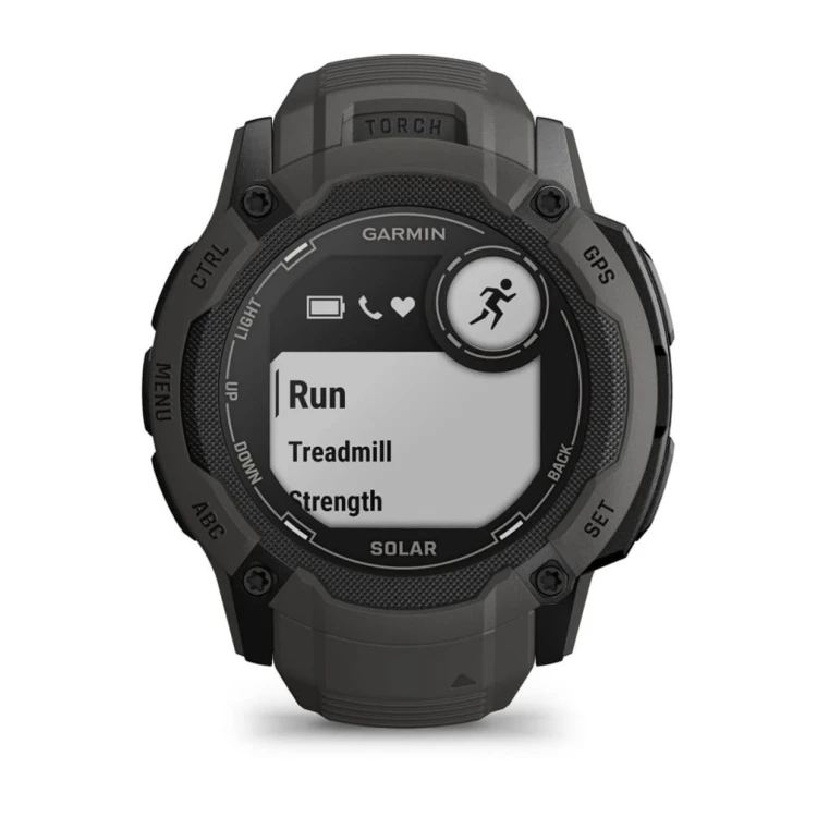 Zegarek sportowy Garmin Instinct 2X Solar MIP 50mm Graphite