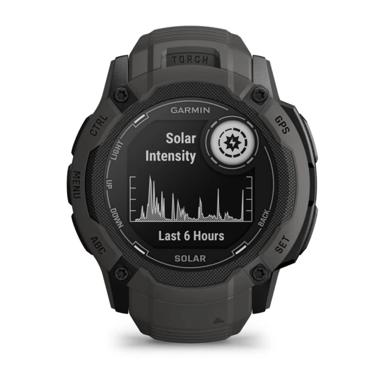Zegarek sportowy Garmin Instinct 2X Solar MIP 50mm Graphite