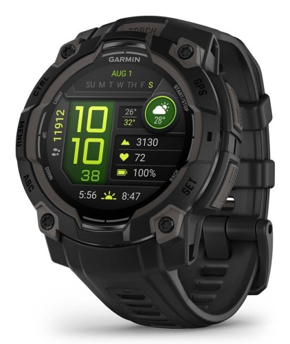 Zegarek sportowy Garmin Instinct 3 AMOLED 45mm Czarny