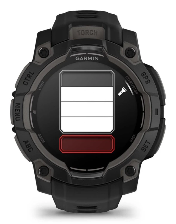 Zegarek sportowy Garmin Instinct 3 AMOLED 45mm Czarny
