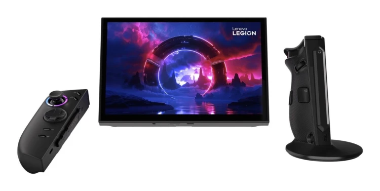 Konsola przenośna Lenovo Legion Go (83N0000FPB) Ryzen Z2 Extreme Radeon Graphics 32GB 1TB OLED 144 Hz Windows 11 Eclipse Black