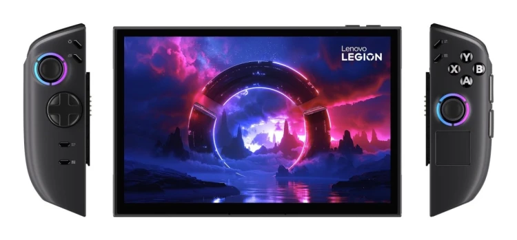 Konsola przenośna Lenovo Legion Go (83N0000FPB) Ryzen Z2 Extreme Radeon Graphics 32GB 1TB OLED 144 Hz Windows 11 Eclipse Black