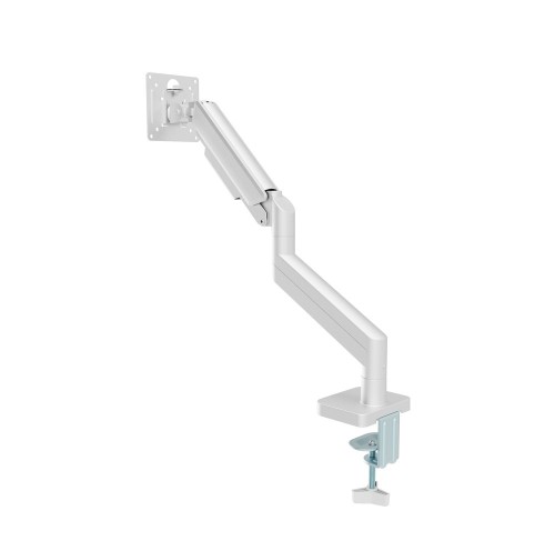 GEMBIRD BIURKOWE, REGULOWANE RAMIĘ/UCHWYT NA MONITOR 17"-32", OBCIĄŻENIE DO 10 KG, KOLOR BIAŁY