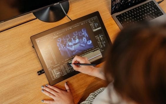 Wacom Cintiq 16 - tablet ekranowy do profesjonalnych zastosowań graficznych, piórko Pro Pen 3E, rozdzielczość Full HD