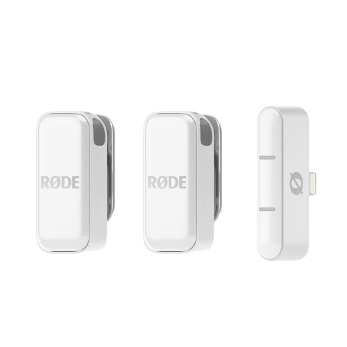 RODE Wireless Micro - 2-kanałowy cyfrowy system bezprzewodowy (Lightning, Biały)