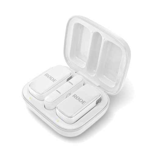 RODE Wireless Micro - 2-kanałowy cyfrowy system bezprzewodowy (Lightning, Biały)