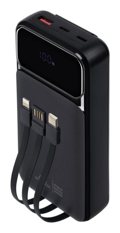Rivacase VA2221 bank mocy Litowo-polimerowy (LiPo) 20000 mAh Czarny