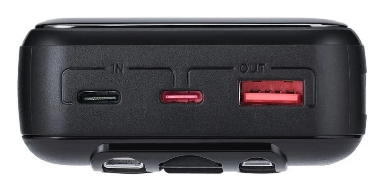Rivacase VA2221 bank mocy Litowo-polimerowy (LiPo) 20000 mAh Czarny