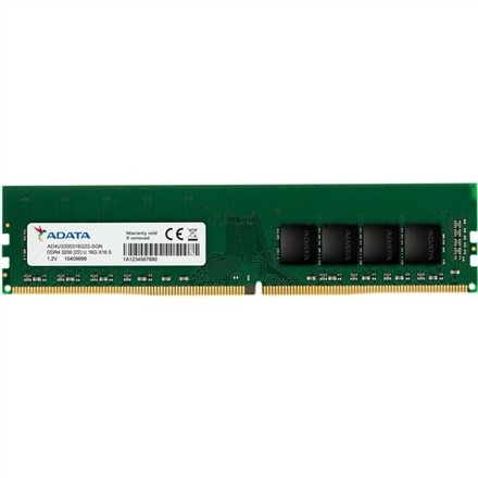 ADATA AD4U320016G22-SGN moduł pamięci 16 GB 1 x 16 GB DDR4 3200 Mhz