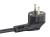 Equip 333293 rozdzielacz zasilania PDU 8 x gniazdo sieciowe 1U Czarny, Srebrny