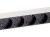 Equip 333293 rozdzielacz zasilania PDU 8 x gniazdo sieciowe 1U Czarny, Srebrny