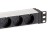 Equip 333293 rozdzielacz zasilania PDU 8 x gniazdo sieciowe 1U Czarny, Srebrny