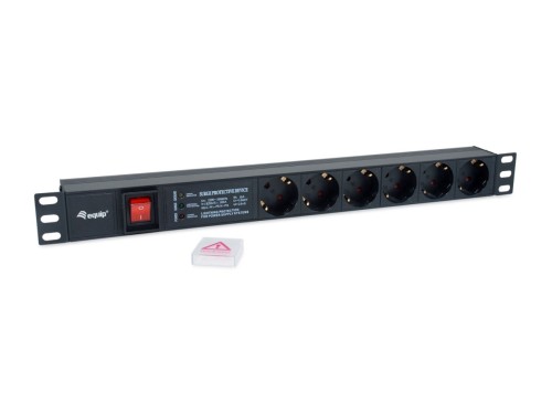 Equip 333317 rozdzielacz zasilania PDU 6 x gniazdo sieciowe 1U