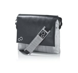 Fujitsu S26391-F1194-L171 torba na laptop 35,6 cm (14") Obudowa na messenger Czarny, Szary
