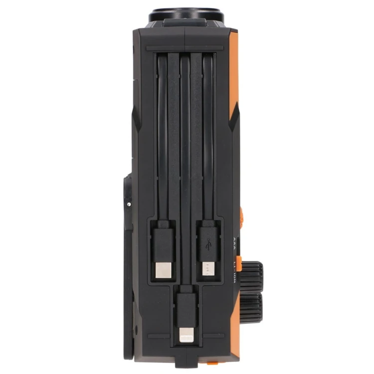 Extralink EX.93746 RADIO AWARYJNE SOLARNE Z KORBKA DYNAMO POWERBANK 4000MAH Z LATARKA SOS SR-4000 Przenośny Analogowy