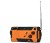 Extralink EX.93746 RADIO AWARYJNE SOLARNE Z KORBKA DYNAMO POWERBANK 4000MAH Z LATARKA SOS SR-4000 Przenośny Analogowy