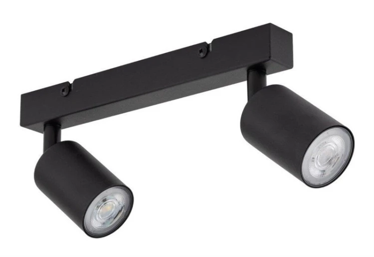 LAMP SPOT LIGHT TOP GU10 2X10W BK