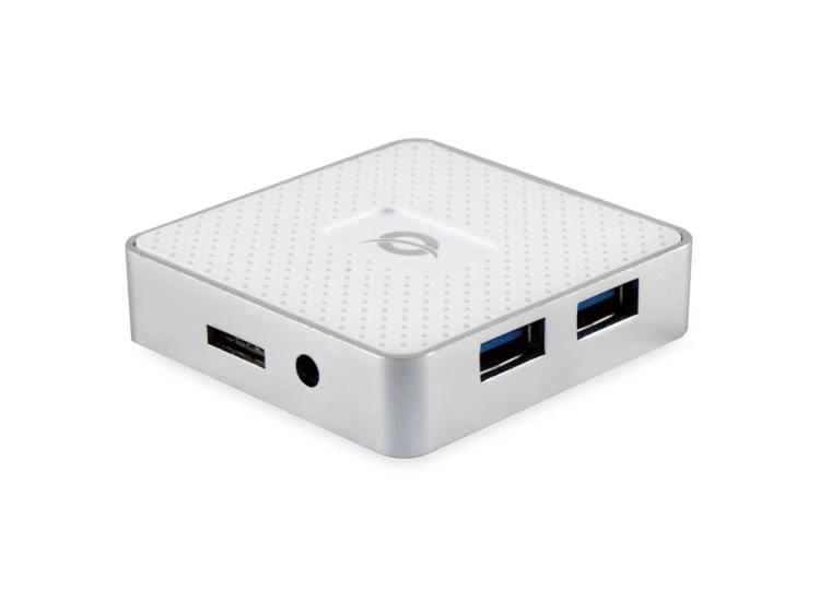 Conceptronic HUBBIES03W huby i koncentratory USB 3.2 Gen 1 (3.1 Gen 1) Micro-B 5000 Mbit/s Biały