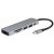 LogiLink UA0343 stacja dokująca USB 3.2 Gen 1 (3.1 Gen 1) Type-C Aluminium