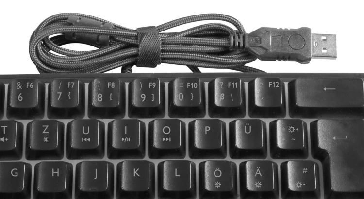 Deltaco Gaming GAM-158-DE klawiatura USB QWERTZ Skandynawia Czarny