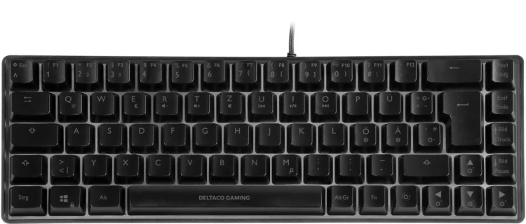 Deltaco Gaming GAM-158-DE klawiatura USB QWERTZ Skandynawia Czarny