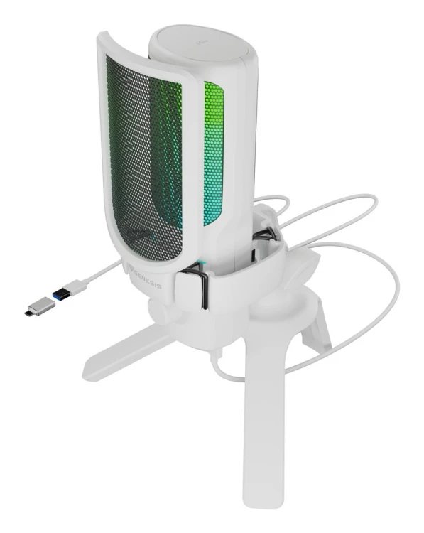 GENESIS Radium 250 Biały Mikrofon do konsoli do gier