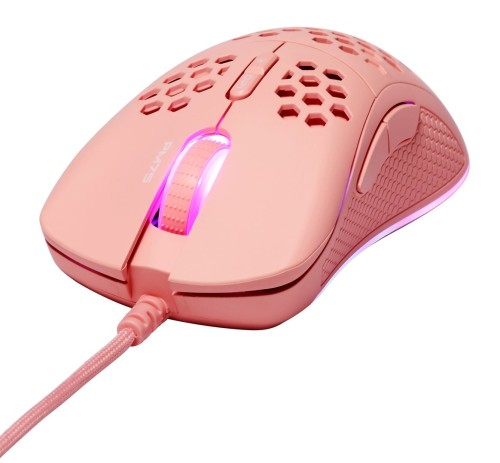 Deltaco Gaming GAM-108-P klawiatura USB Różowy