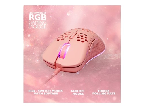 Deltaco Gaming GAM-108-P klawiatura USB Różowy
