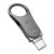 Silicon Power Mobile C80 pamięć USB 128 GB USB Type-A / USB Type-C 3.0 (3.1 Gen 1) Tytan