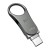 Silicon Power Mobile C80 pamięć USB 128 GB USB Type-A / USB Type-C 3.0 (3.1 Gen 1) Tytan