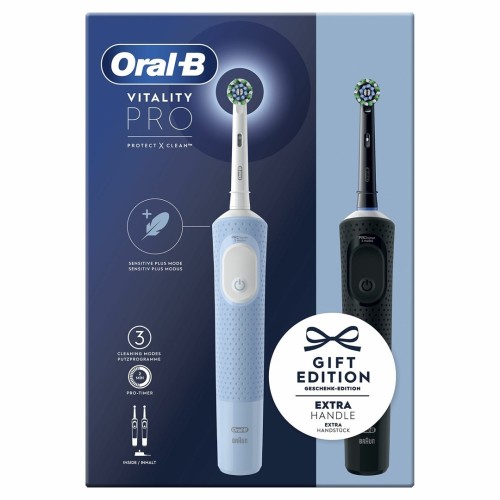 Szczoteczka elektryczna Oral-B Vitality Pro D103 Duo Black/ Lilac Violet