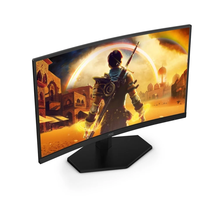 AOC G4 23.6" VA FHD 180Hz monitor komputerowy 59,9 cm (23.6") 1920 x 1080 px Full HD LCD Czarny, Czerwony