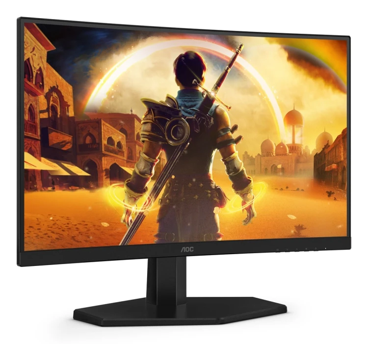 AOC G4 23.6" VA FHD 180Hz monitor komputerowy 59,9 cm (23.6") 1920 x 1080 px Full HD LCD Czarny, Czerwony