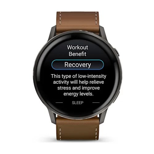 Garmin Venu 4 3,56 cm (1.4") AMOLED 45 mm Cyfrowy 454 x 454 px Ekran dotykowy Czarny Wi-Fi GPS